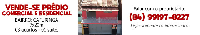 VENDE-SE PRÉDIO COMERCIAL E RESIDENCIAL